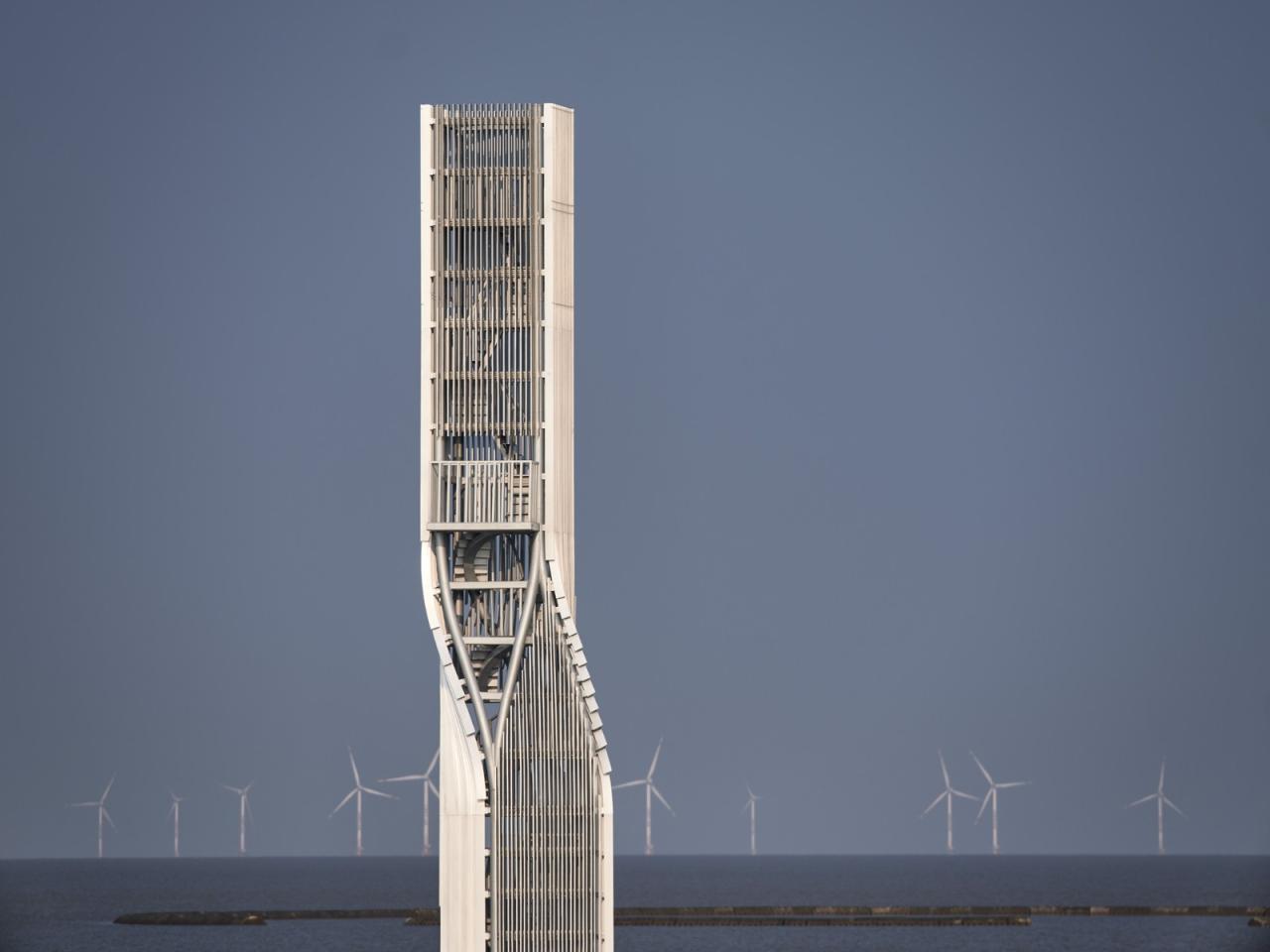 BIM建筑|扭转塔和螺旋站,上海海上的生态基础设施 / HCCH合尘建筑 BIM建筑|扭转塔和螺旋站,上海海上的生态基础设施 / HCCH合尘建筑