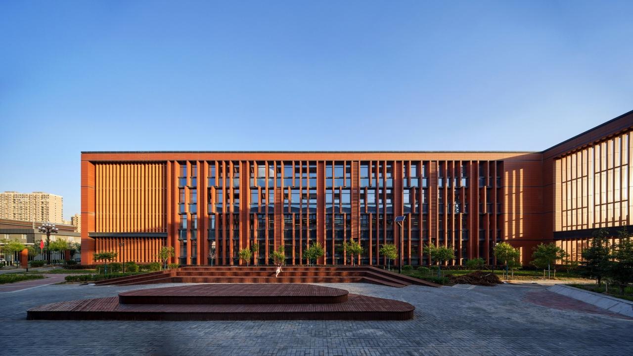 BIM建筑|神木中学项目 / 中科院建筑设计研究院有限公司 BIM建筑|神木中学项目 / 中科院建筑设计研究院有限公司