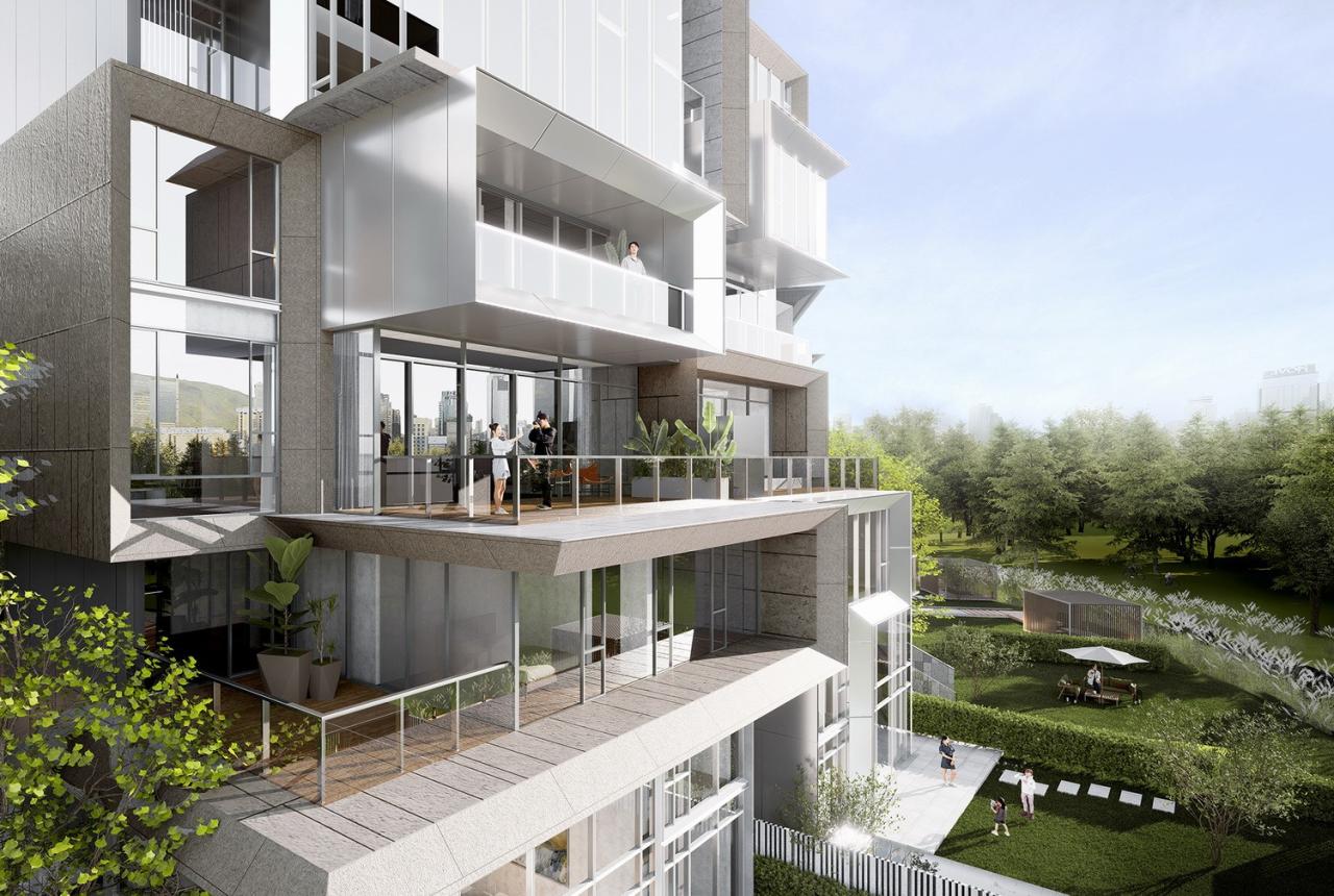 BIM建筑|成都麓湖黑石岛:垂直五连墅 / 孟凡浩-line+建筑事务所 BIM建筑|成都麓湖黑石岛:垂直五连墅 / 孟凡浩-line+建筑事务所