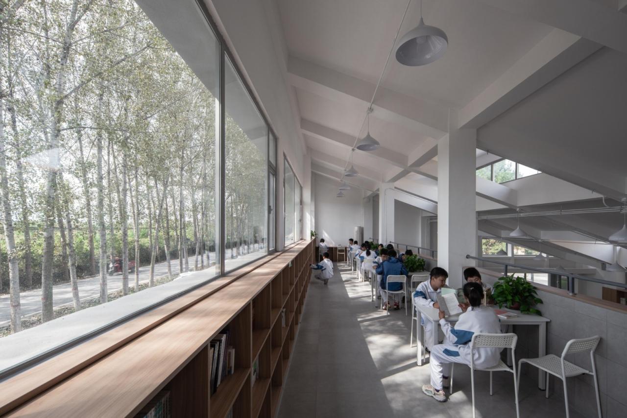 BIM建筑|陕西希望工程校园图书馆2.0 / 垣建筑 BIM建筑|陕西希望工程校园图书馆2.0 / 垣建筑