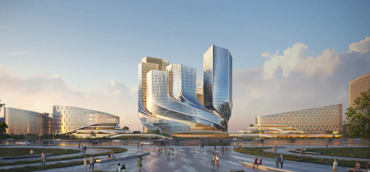 BIM建筑|螺旋大楼:‘腾讯深圳新总部’设计竞赛 / 奥雷·舍人 BIM建筑|螺旋大楼:‘腾讯深圳新总部’设计竞赛 / 奥雷·舍人