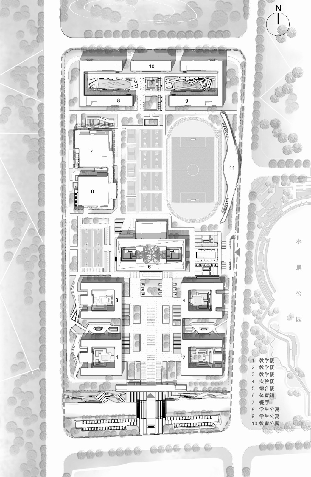 BIM建筑|神木中学项目 / 中科院建筑设计研究院有限公司 BIM建筑|神木中学项目 / 中科院建筑设计研究院有限公司