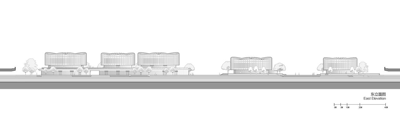 BIM建筑|兰花阁:九流渡滨河艺术街区 / UUA建筑师事务所 BIM建筑|兰花阁:九流渡滨河艺术街区 / UUA建筑师事务所