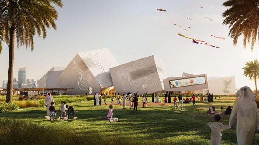 BIM建筑|UNStudio设计卡塔尔块状儿童博物馆 BIM建筑|UNStudio设计卡塔尔块状儿童博物馆