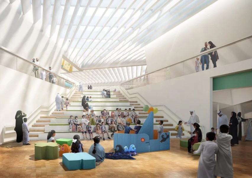 BIM建筑|UNStudio设计卡塔尔块状儿童博物馆 BIM建筑|UNStudio设计卡塔尔块状儿童博物馆