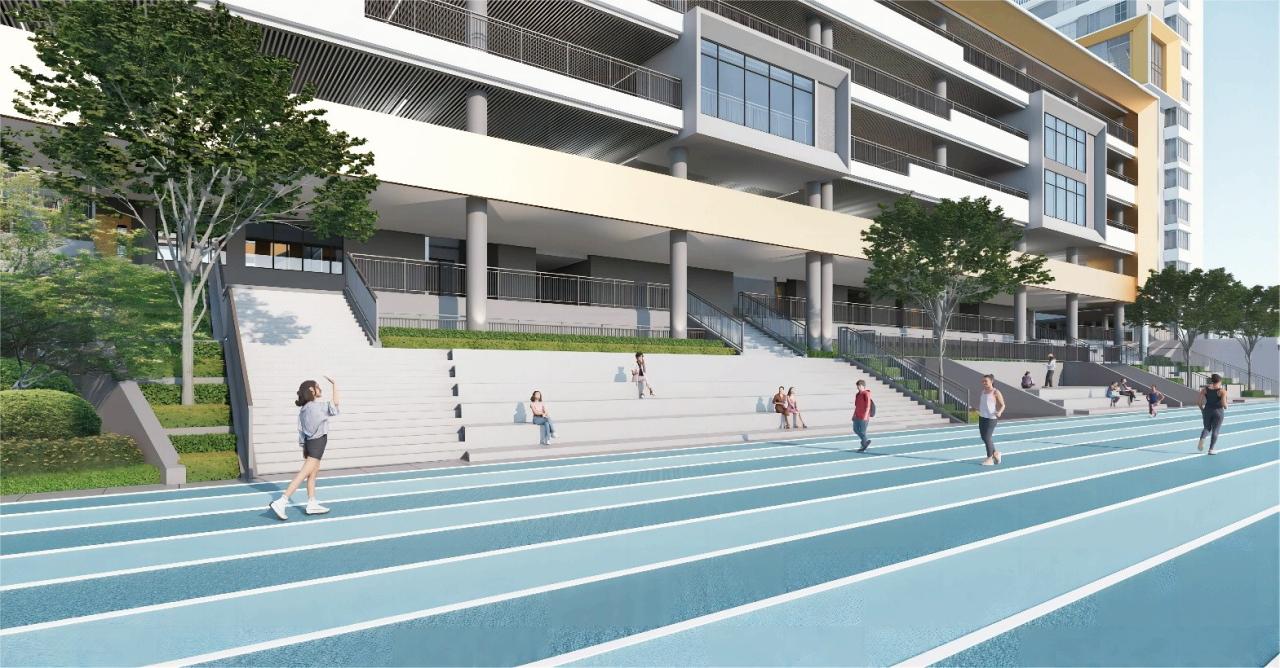 BIM建筑|绿色生态校园:华东师范大学附属顺德美的学校(二期)/ 睿住天元 BIM建筑|绿色生态校园:华东师范大学附属顺德美的学校(二期)/ 睿住天元