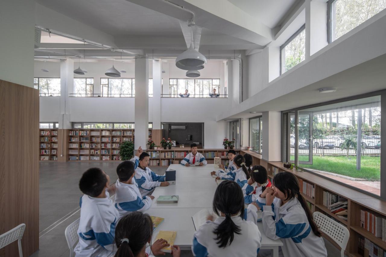 BIM建筑|陕西希望工程校园图书馆2.0 / 垣建筑 BIM建筑|陕西希望工程校园图书馆2.0 / 垣建筑
