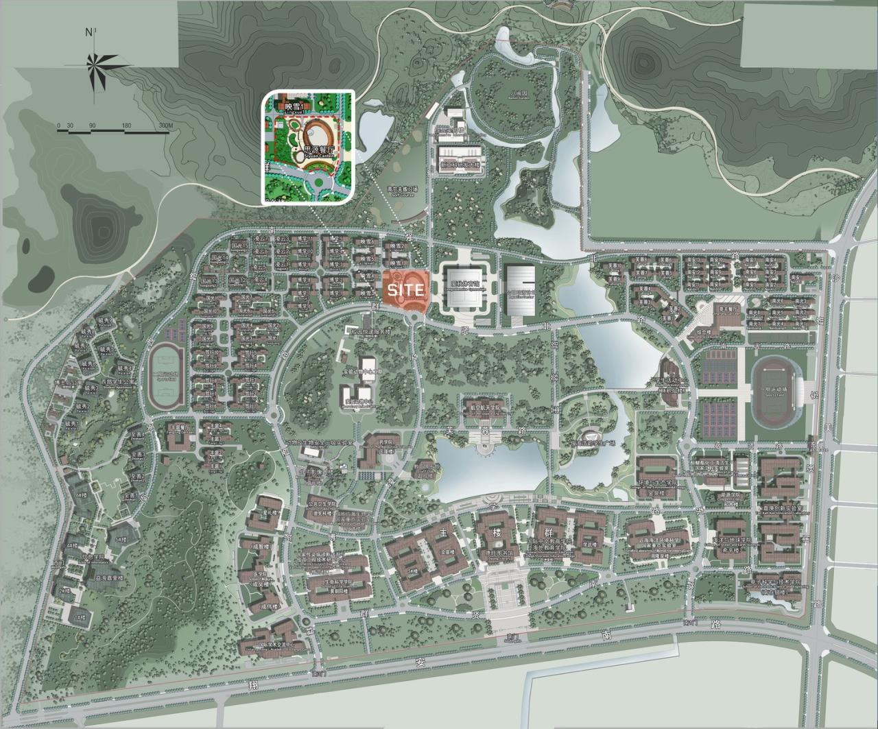 BIM建筑|厦门大学翔安校区中部学生食堂(思源餐厅)/ 厦门大学建筑设计研究院有限公司(AUAD) BIM建筑|厦门大学翔安校区中部学生食堂(思源餐厅)/ 厦门大学建筑设计研究院有限公司(AUAD)