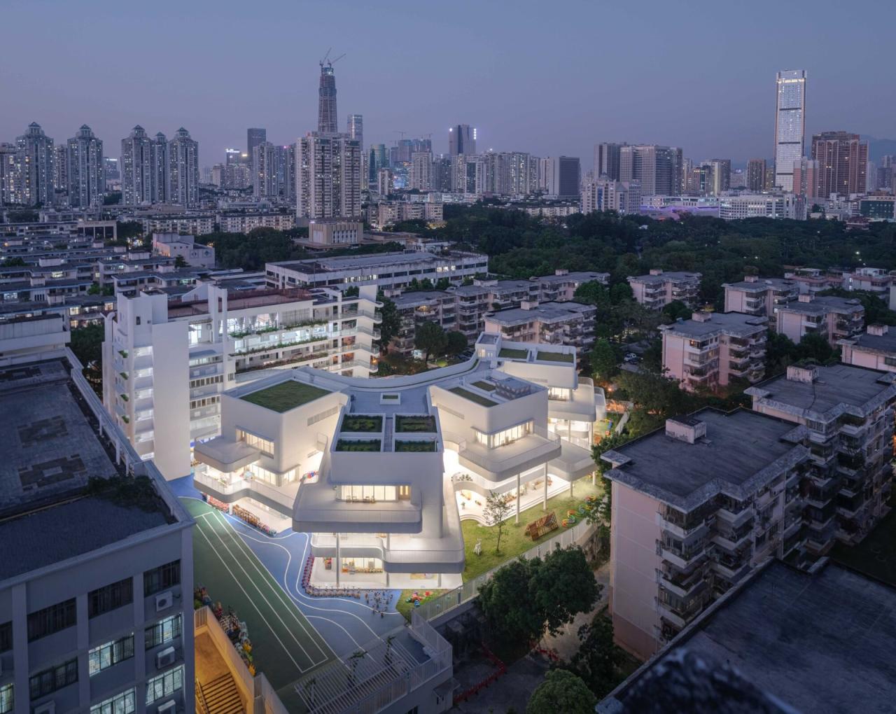 BIM建筑|深圳市第二幼儿园 / 徐昀超建筑工作室 BIM建筑|深圳市第二幼儿园 / 徐昀超建筑工作室