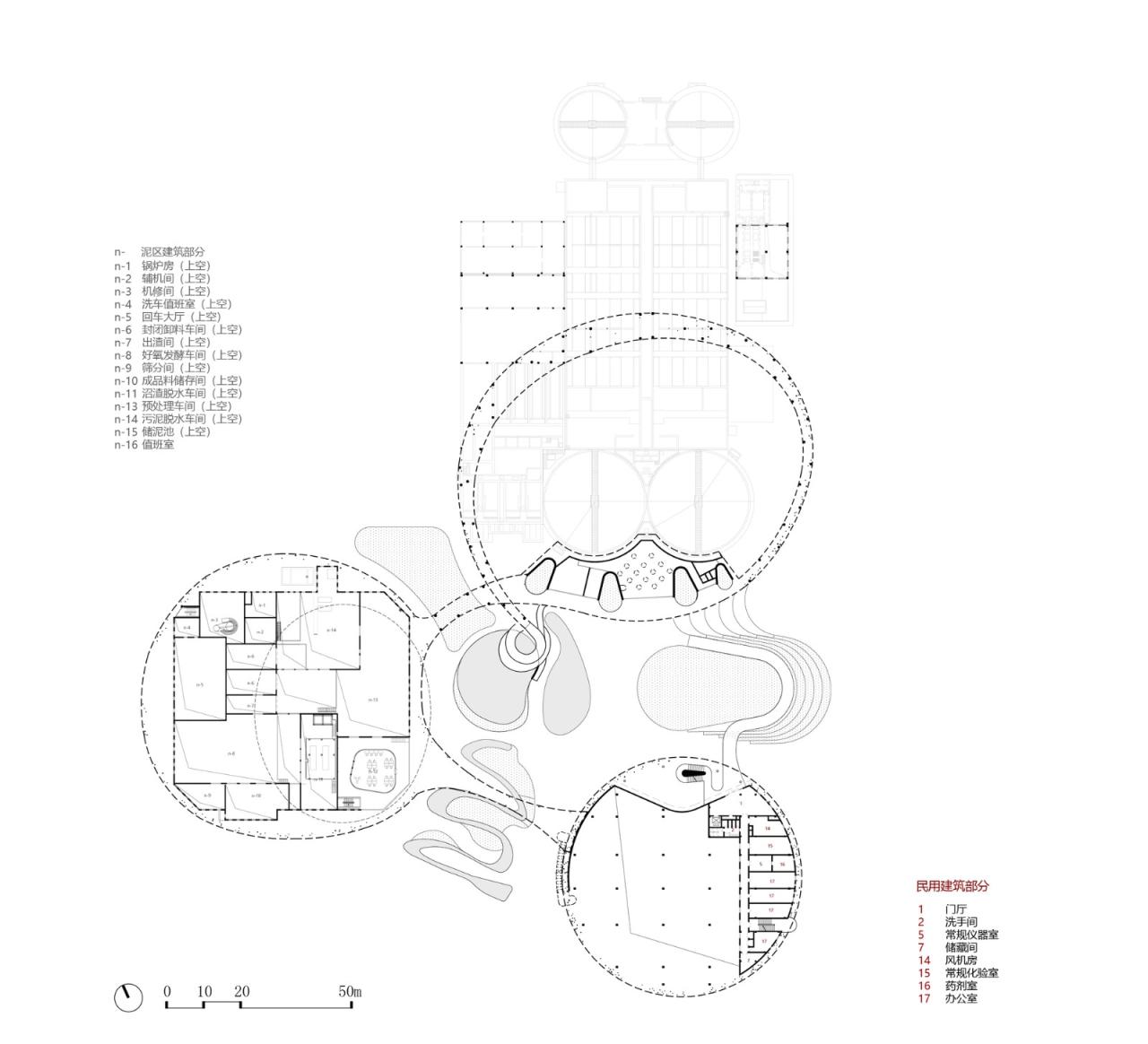 BIM建筑|宜兴城市污水资源概念厂 / 清华院 素朴工作室 BIM建筑|宜兴城市污水资源概念厂 / 清华院 素朴工作室