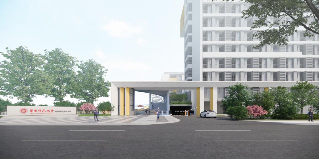BIM建筑|绿色生态校园:华东师范大学附属顺德美的学校(二期)/ 睿住天元 BIM建筑|绿色生态校园:华东师范大学附属顺德美的学校(二期)/ 睿住天元
