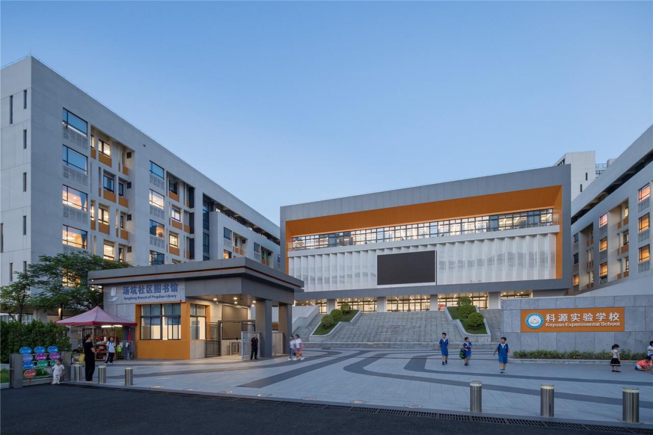 BIM建筑|深圳市坪山区科源实验学校 / 申都设计 BIM建筑|深圳市坪山区科源实验学校 / 申都设计