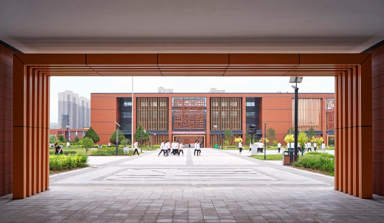BIM建筑|神木中学项目 / 中科院建筑设计研究院有限公司 BIM建筑|神木中学项目 / 中科院建筑设计研究院有限公司