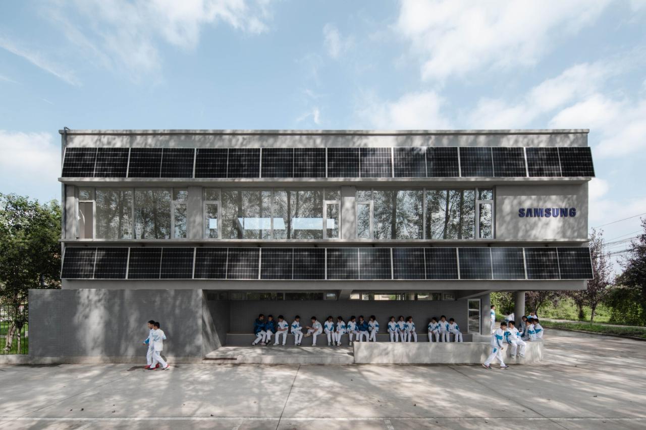 BIM建筑|陕西希望工程校园图书馆2.0 / 垣建筑 BIM建筑|陕西希望工程校园图书馆2.0 / 垣建筑