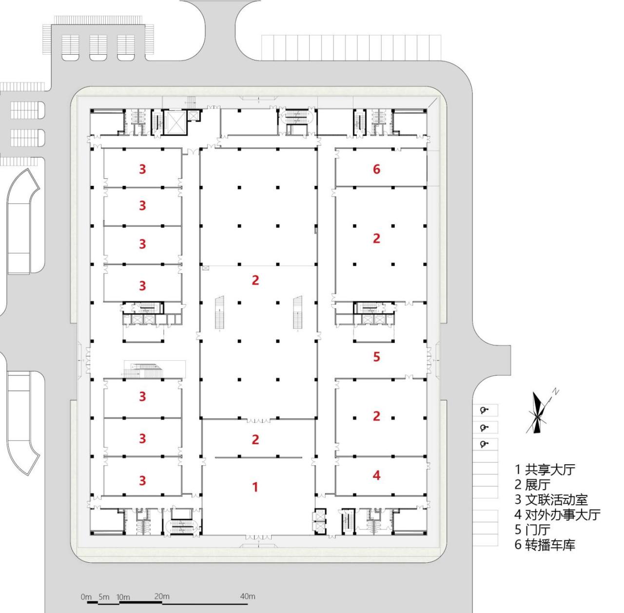 BIM建筑|神木新闻文化中心 / 中科院建筑设计研究院有限公司 BIM建筑|神木新闻文化中心 / 中科院建筑设计研究院有限公司