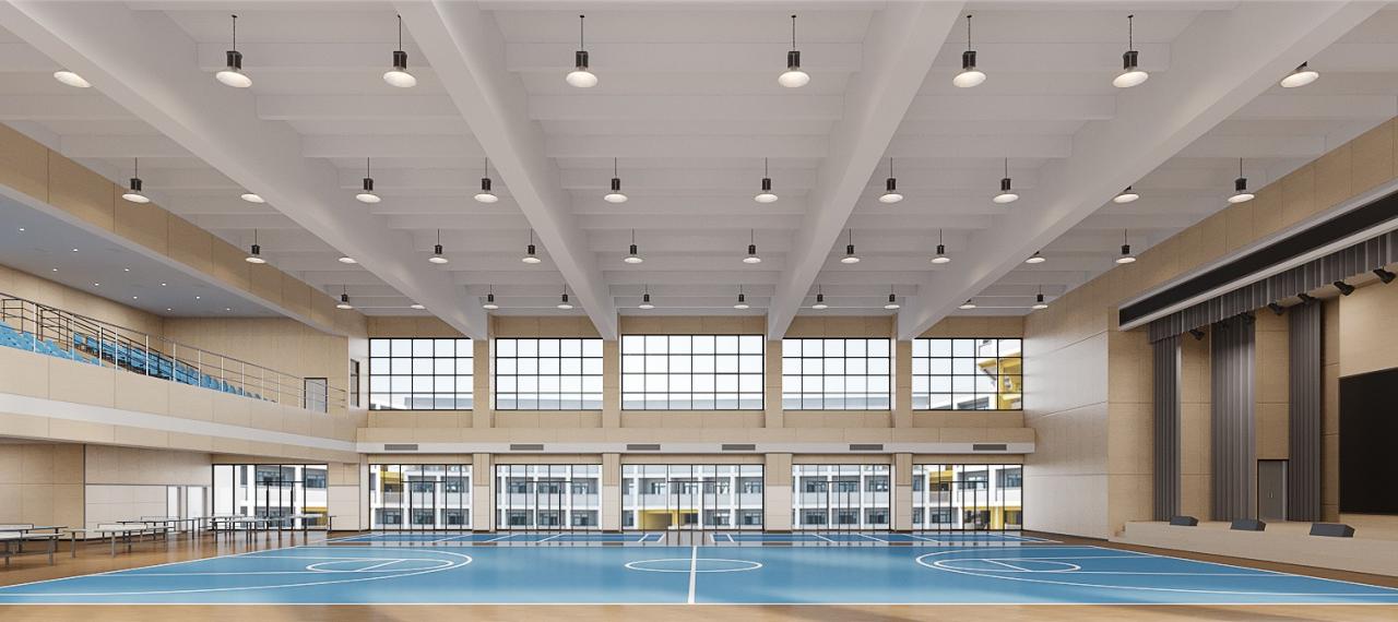 BIM建筑|绿色生态校园:华东师范大学附属顺德美的学校(二期)/ 睿住天元 BIM建筑|绿色生态校园:华东师范大学附属顺德美的学校(二期)/ 睿住天元