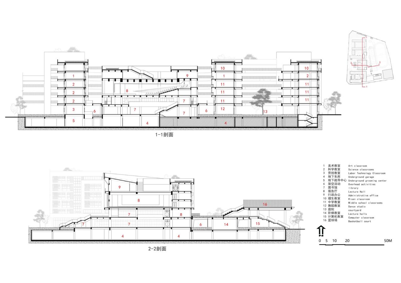 BIM建筑|深圳市坪山区科源实验学校 / 申都设计 BIM建筑|深圳市坪山区科源实验学校 / 申都设计