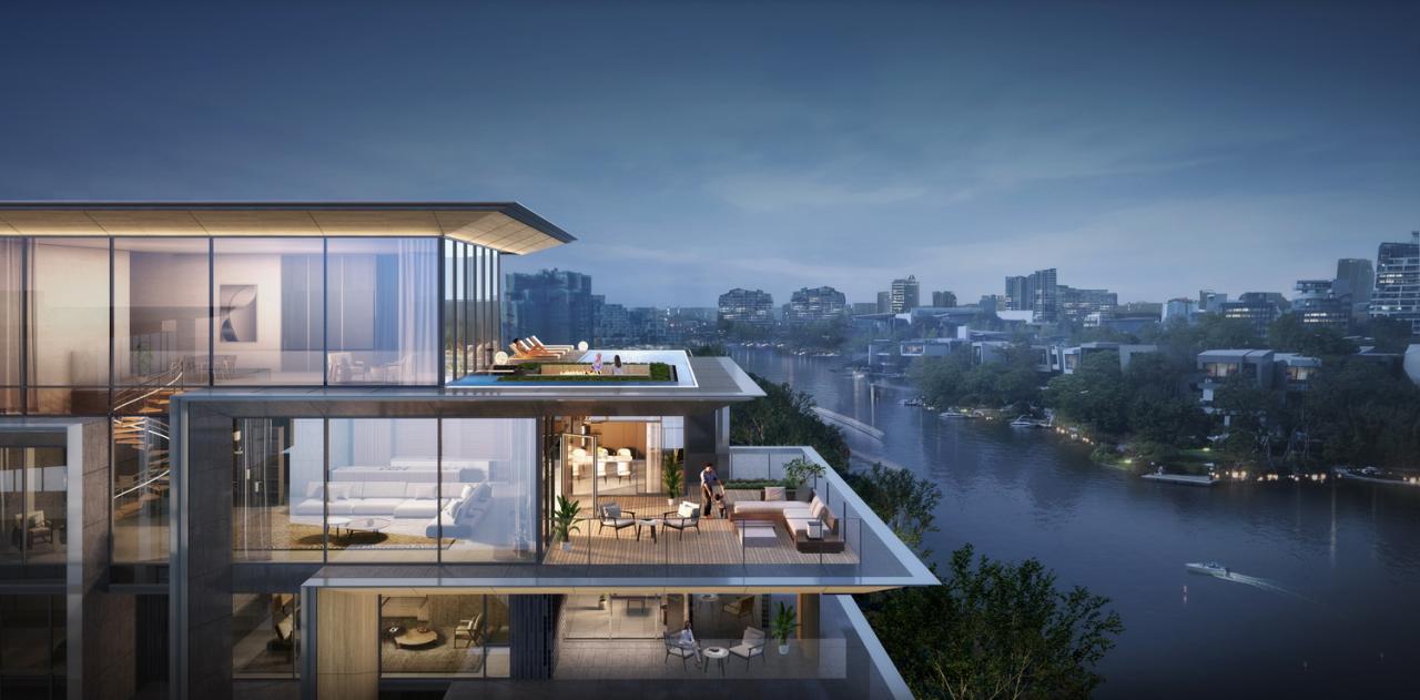 BIM建筑|成都麓湖黑石岛:垂直五连墅 / 孟凡浩-line+建筑事务所 BIM建筑|成都麓湖黑石岛:垂直五连墅 / 孟凡浩-line+建筑事务所