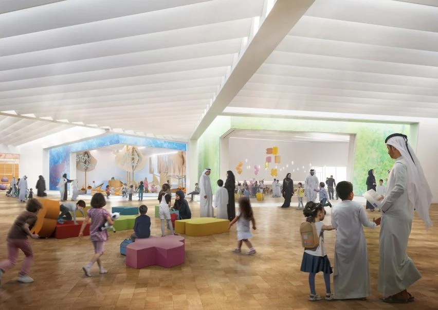BIM建筑|UNStudio设计卡塔尔块状儿童博物馆 BIM建筑|UNStudio设计卡塔尔块状儿童博物馆