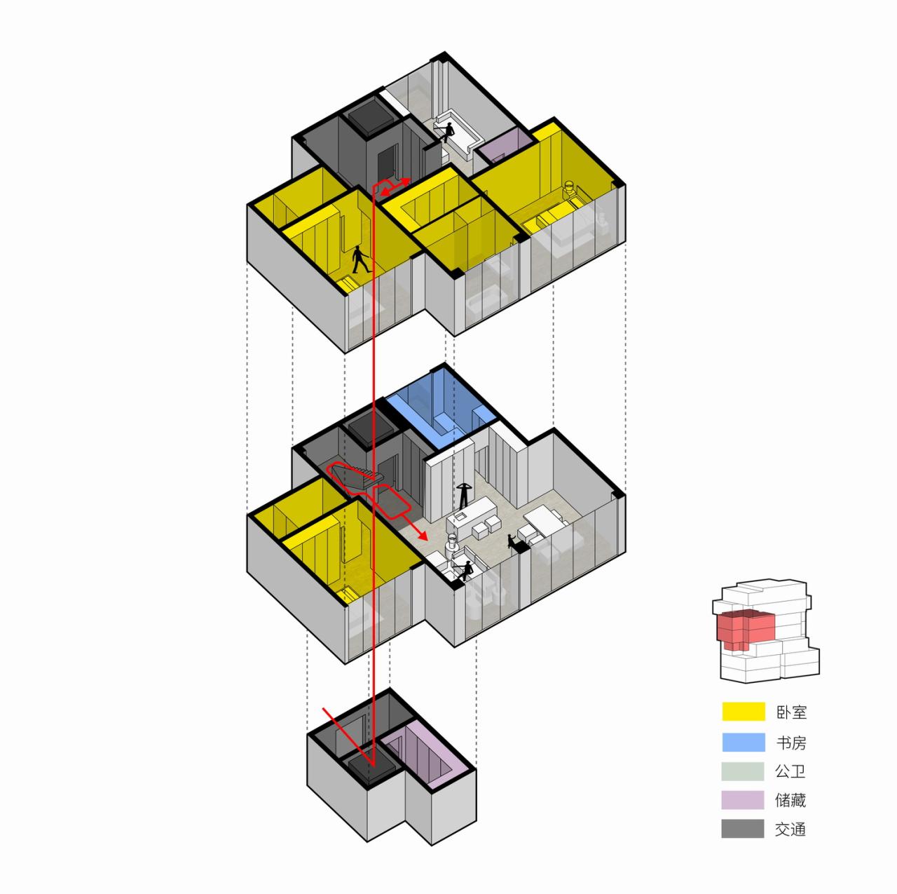 BIM建筑|成都麓湖黑石岛:垂直五连墅 / 孟凡浩-line+建筑事务所 BIM建筑|成都麓湖黑石岛:垂直五连墅 / 孟凡浩-line+建筑事务所