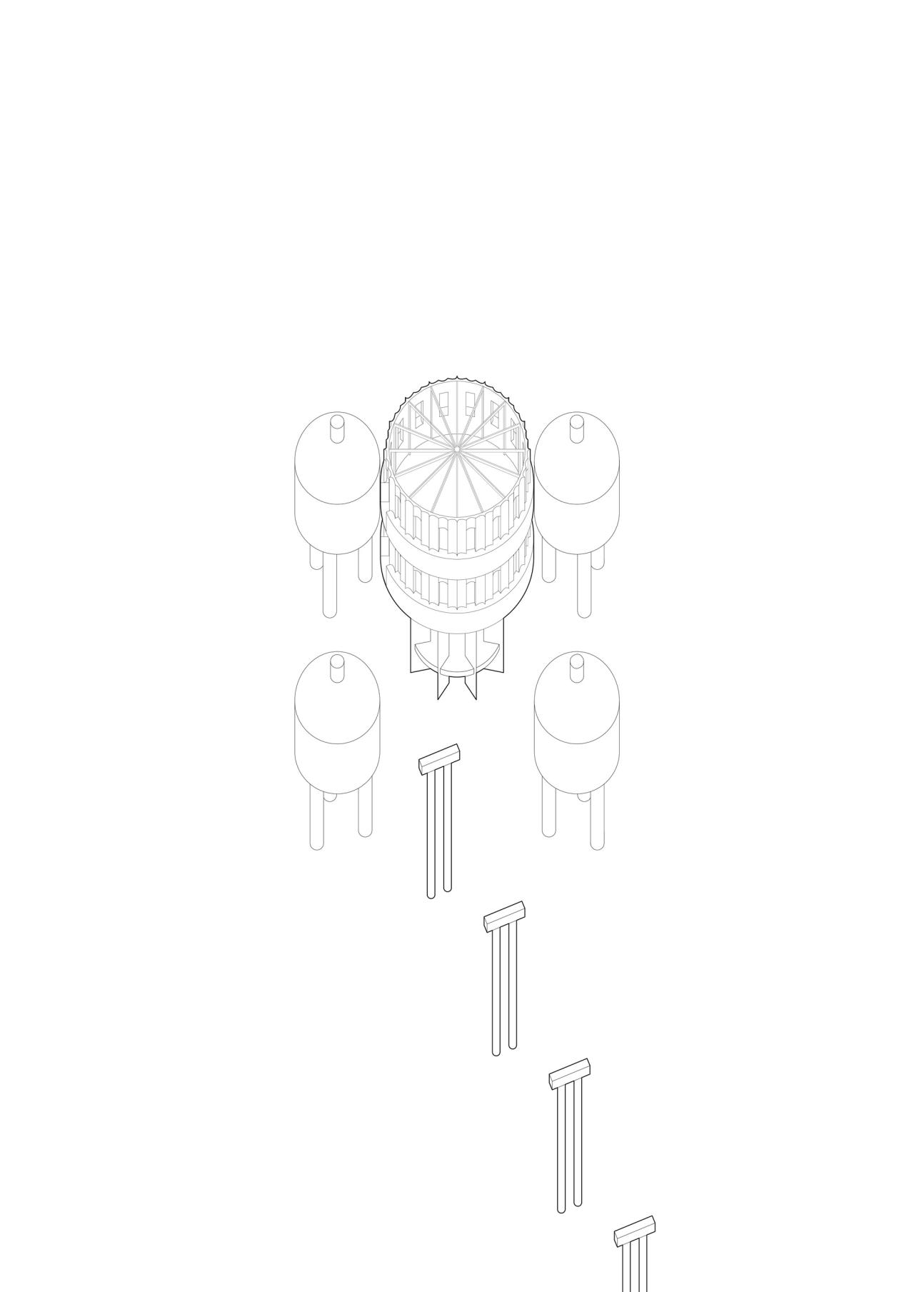 BIM建筑|扭转塔和螺旋站,上海海上的生态基础设施 / HCCH合尘建筑 BIM建筑|扭转塔和螺旋站,上海海上的生态基础设施 / HCCH合尘建筑