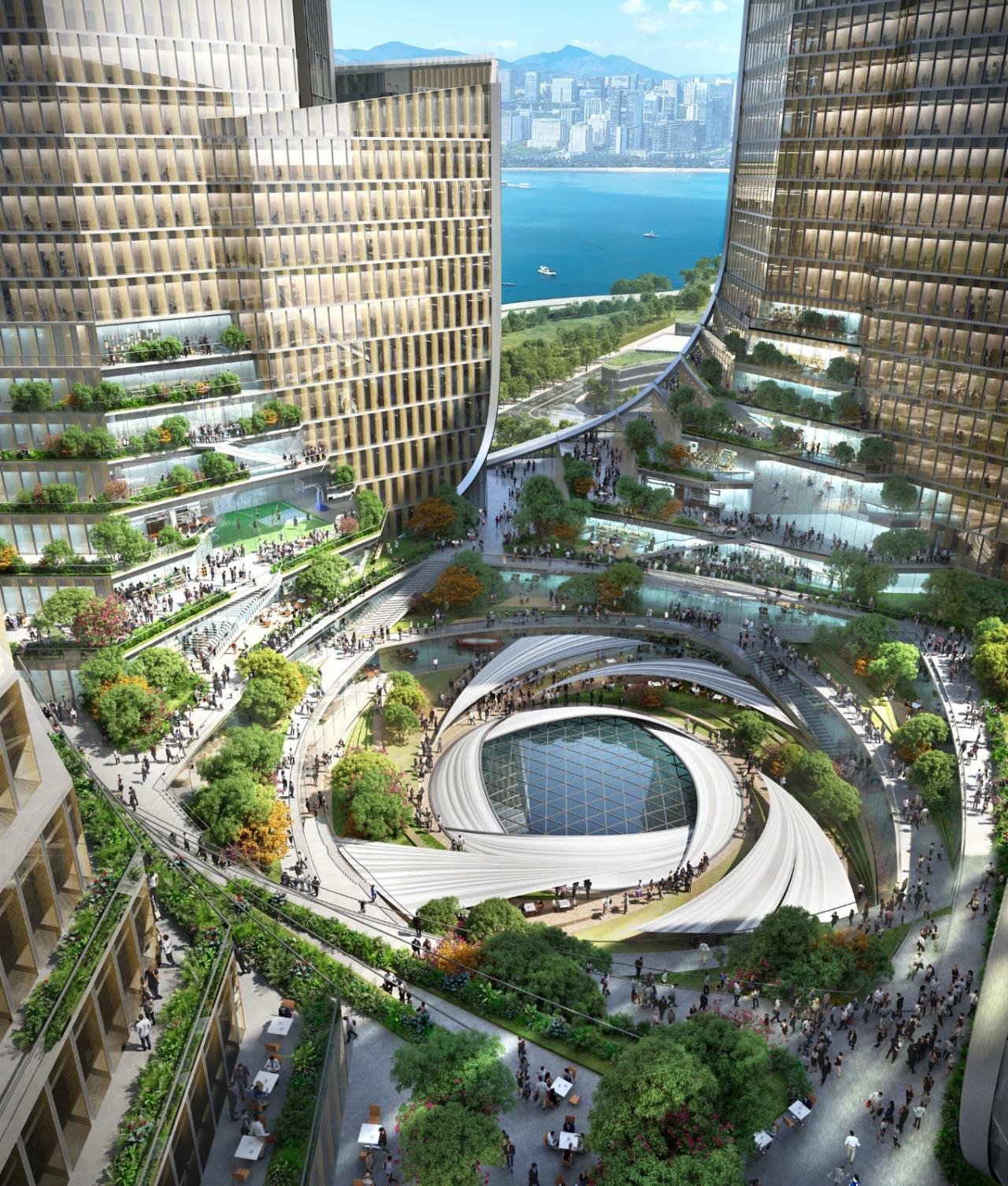 BIM建筑|螺旋大楼:‘腾讯深圳新总部’设计竞赛 / 奥雷·舍人 BIM建筑|螺旋大楼:‘腾讯深圳新总部’设计竞赛 / 奥雷·舍人