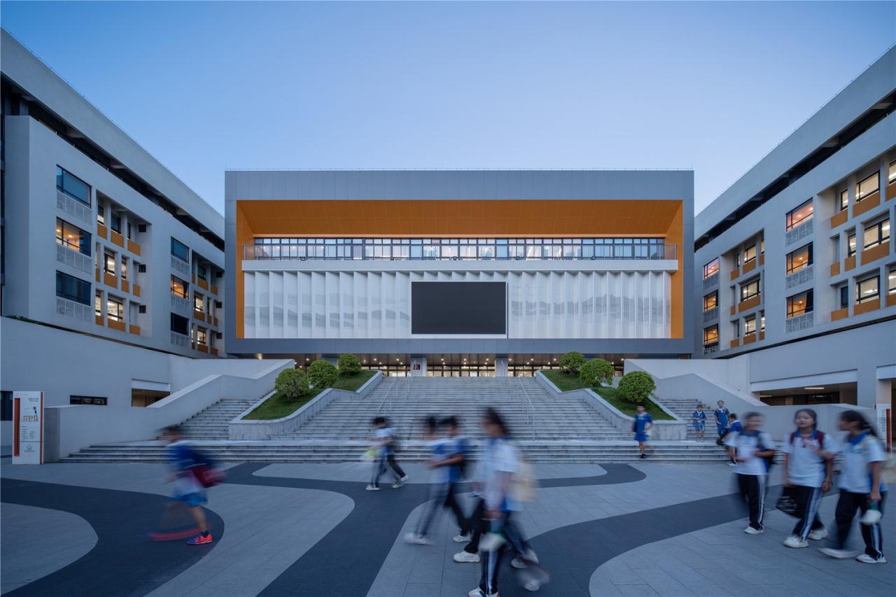 BIM建筑|深圳市坪山区科源实验学校 / 申都设计 BIM建筑|深圳市坪山区科源实验学校 / 申都设计