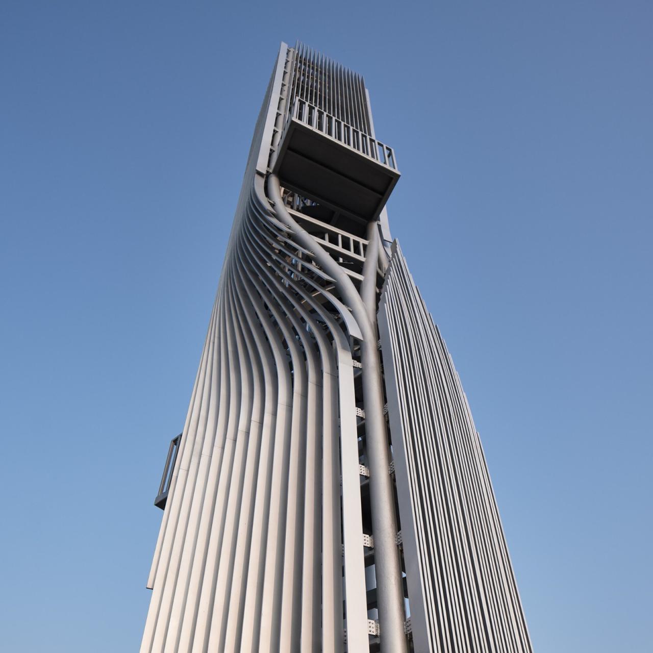 BIM建筑|扭转塔和螺旋站,上海海上的生态基础设施 / HCCH合尘建筑 BIM建筑|扭转塔和螺旋站,上海海上的生态基础设施 / HCCH合尘建筑