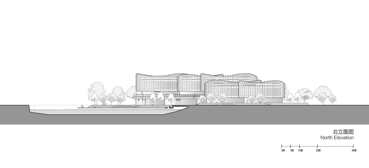 BIM建筑|兰花阁:九流渡滨河艺术街区 / UUA建筑师事务所 BIM建筑|兰花阁:九流渡滨河艺术街区 / UUA建筑师事务所
