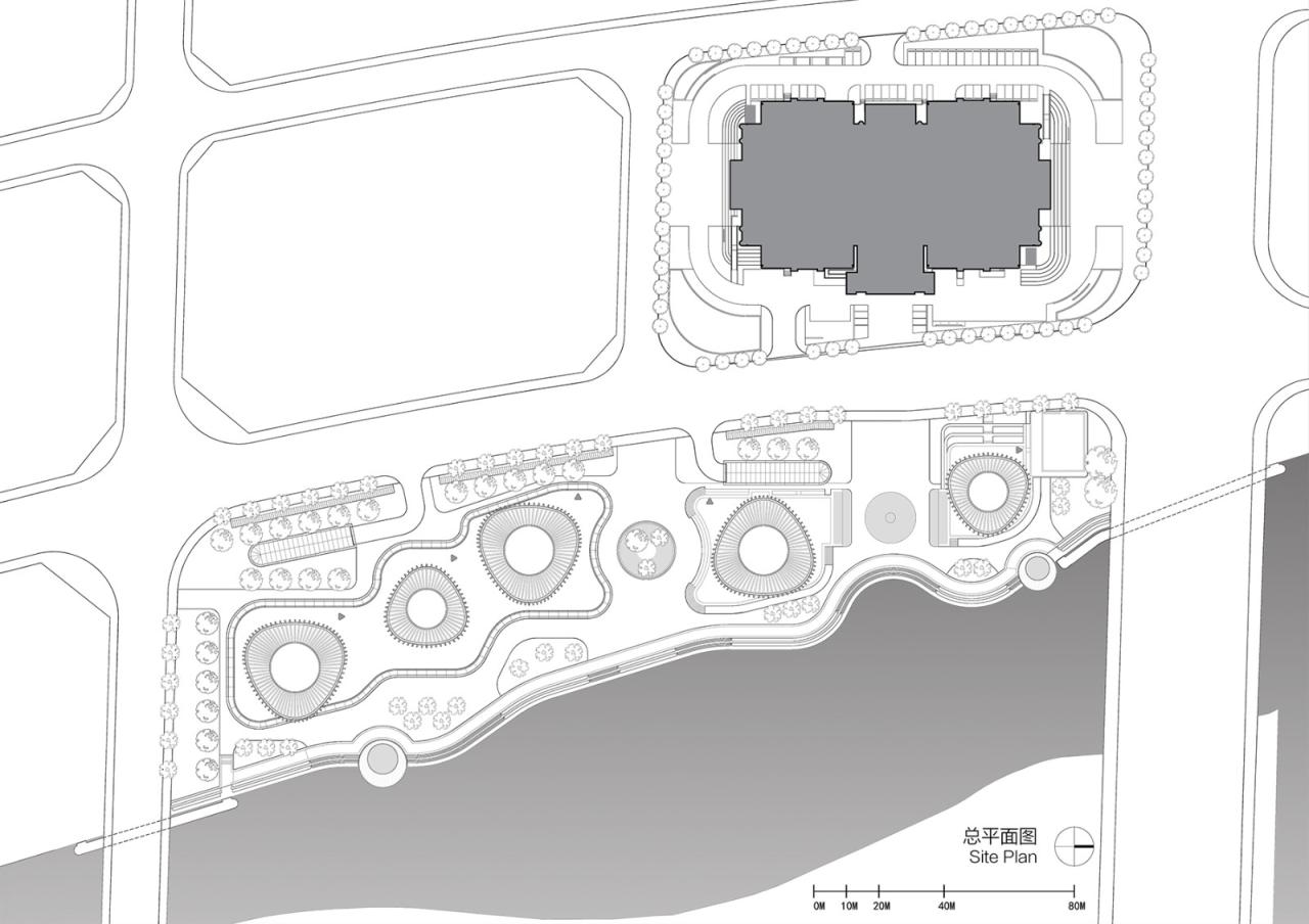 BIM建筑|兰花阁:九流渡滨河艺术街区 / UUA建筑师事务所 BIM建筑|兰花阁:九流渡滨河艺术街区 / UUA建筑师事务所
