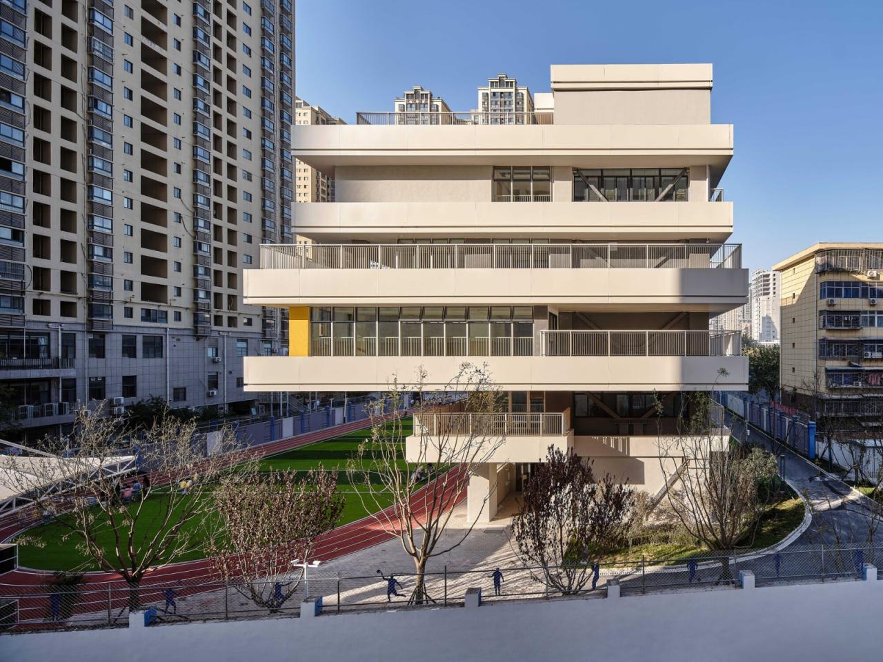 BIM建筑|西安市未央路小学综合楼 / 中国建筑西北设计研究院 屈培青工作室 BIM建筑|西安市未央路小学综合楼 / 中国建筑西北设计研究院 屈培青工作室