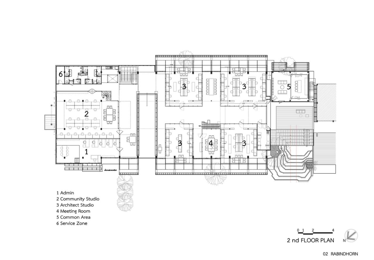 BIM建筑|建筑师们社区生活,Rabindhorn 大楼 / Arsomsilp Community and Environmental Architect BIM建筑|建筑师们社区生活,Rabindhorn 大楼 / Arsomsilp Community and Environmental Architect