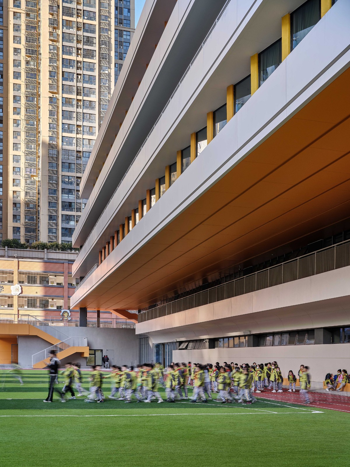 BIM建筑|西安市未央路小学综合楼 / 中国建筑西北设计研究院 屈培青工作室 BIM建筑|西安市未央路小学综合楼 / 中国建筑西北设计研究院 屈培青工作室