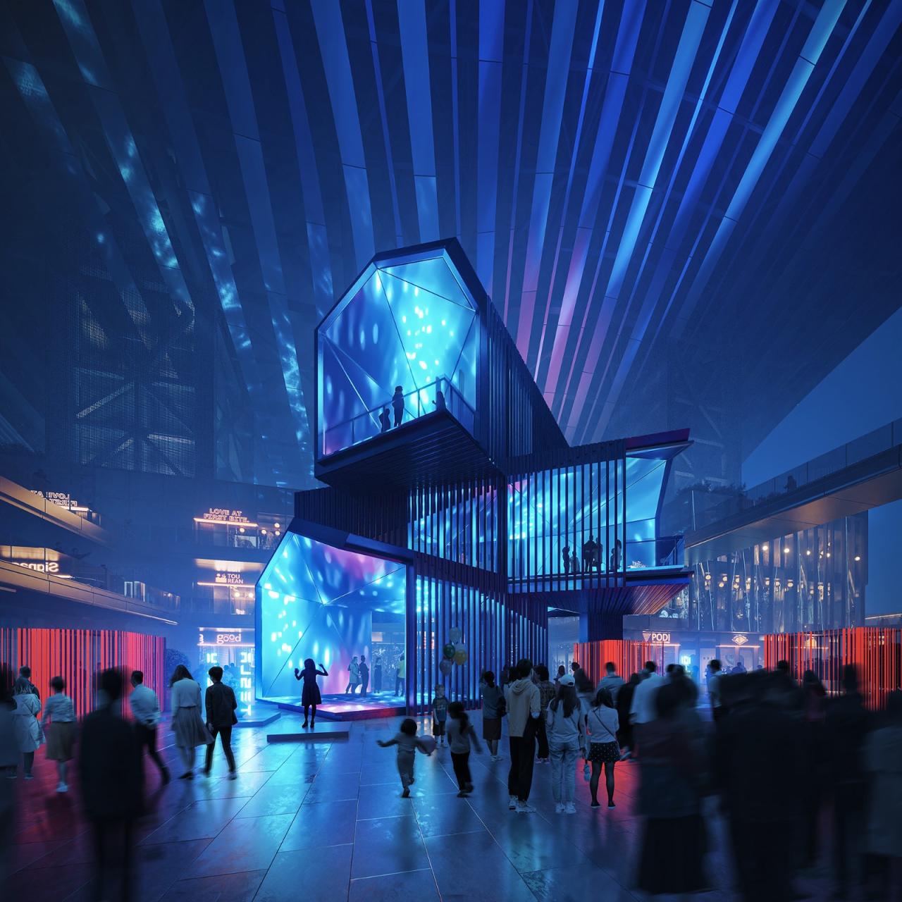 BIM建筑|深圳前海·华发冰雪世界:全球最大规模室内滑雪中心 / 10 Design BIM建筑|深圳前海·华发冰雪世界:全球最大规模室内滑雪中心 / 10 Design