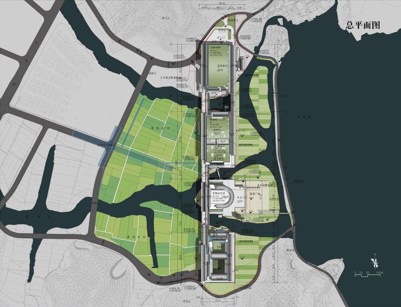 BIM建筑|稻田与廊桥 - 宁波国际会议中心 / 汤桦建筑设计 BIM建筑|稻田与廊桥 - 宁波国际会议中心 / 汤桦建筑设计