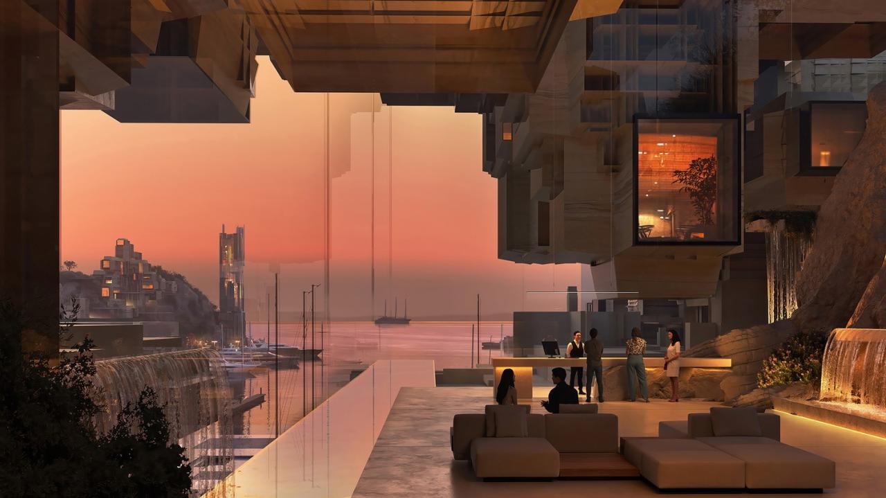 BIM建筑|为NEOM打造又一超现代滨海康乐之城 —— Norlana / 10 Design BIM建筑|为NEOM打造又一超现代滨海康乐之城 —— Norlana / 10 Design