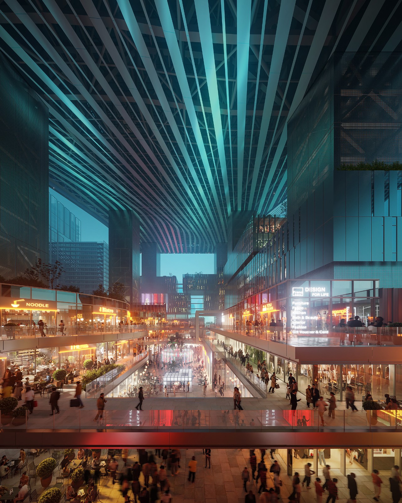 BIM建筑|深圳前海·华发冰雪世界:全球最大规模室内滑雪中心 / 10 Design BIM建筑|深圳前海·华发冰雪世界:全球最大规模室内滑雪中心 / 10 Design