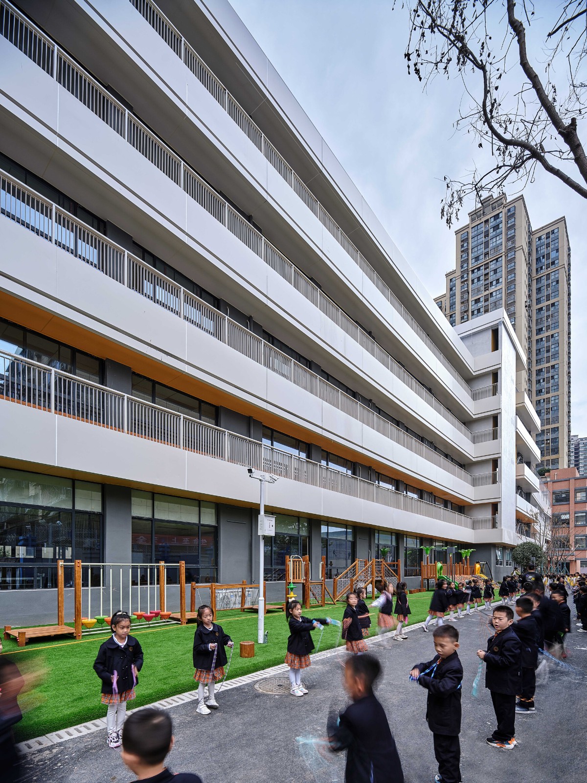 BIM建筑|西安市未央路小学综合楼 / 中国建筑西北设计研究院 屈培青工作室 BIM建筑|西安市未央路小学综合楼 / 中国建筑西北设计研究院 屈培青工作室