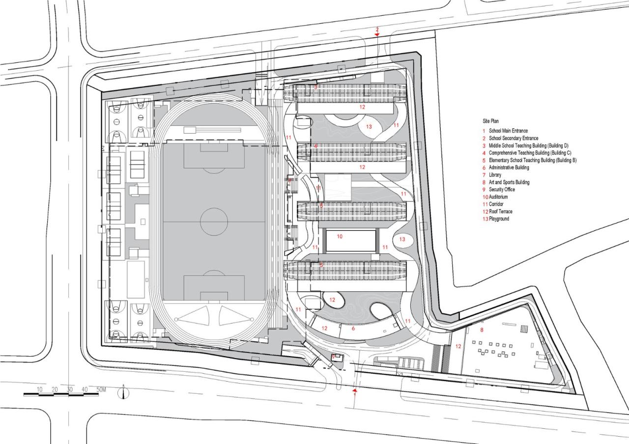 BIM建筑|扬名实验学校 / 米丈建筑 BIM建筑|扬名实验学校 / 米丈建筑