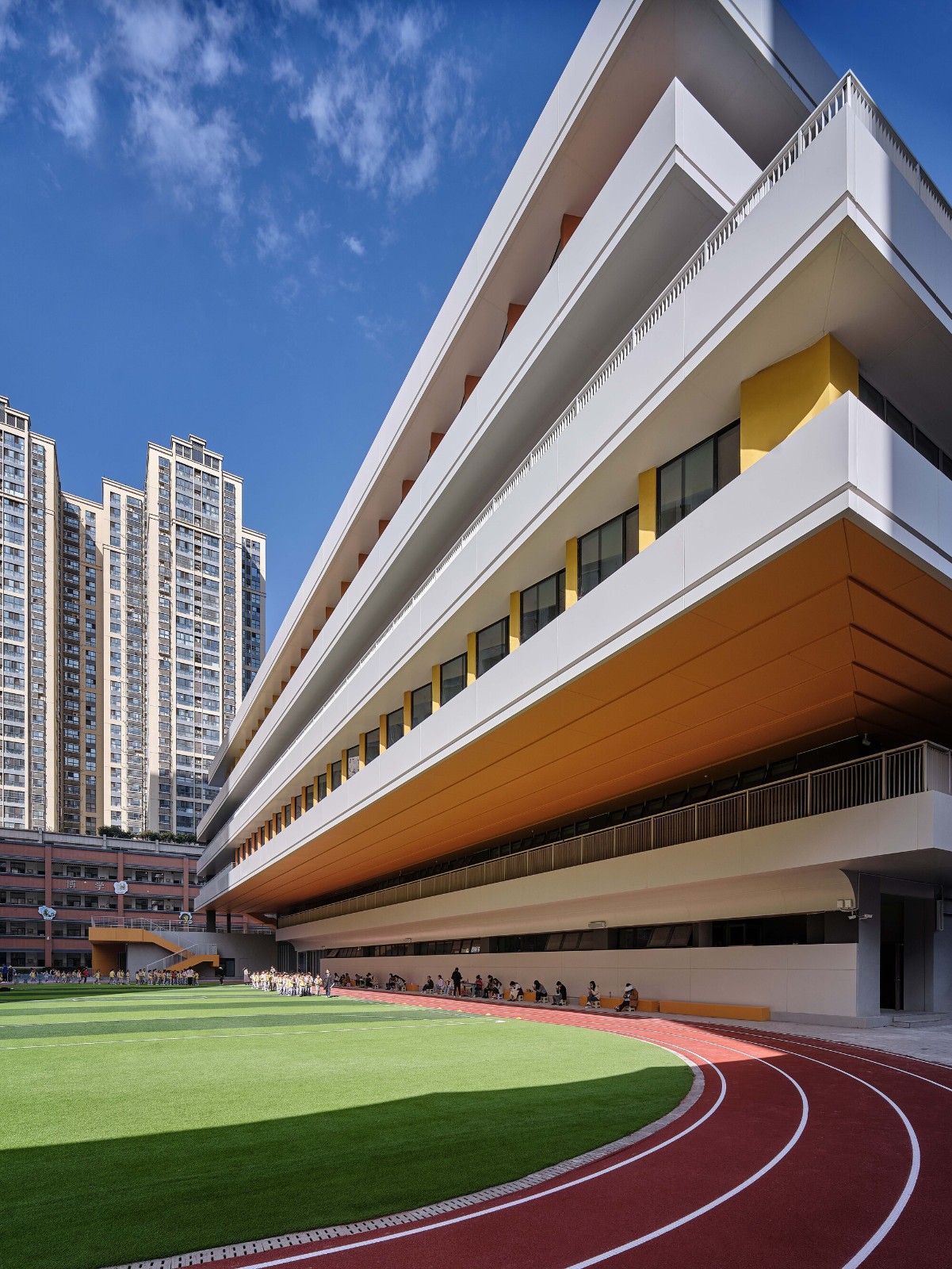 BIM建筑|西安市未央路小学综合楼 / 中国建筑西北设计研究院 屈培青工作室 BIM建筑|西安市未央路小学综合楼 / 中国建筑西北设计研究院 屈培青工作室