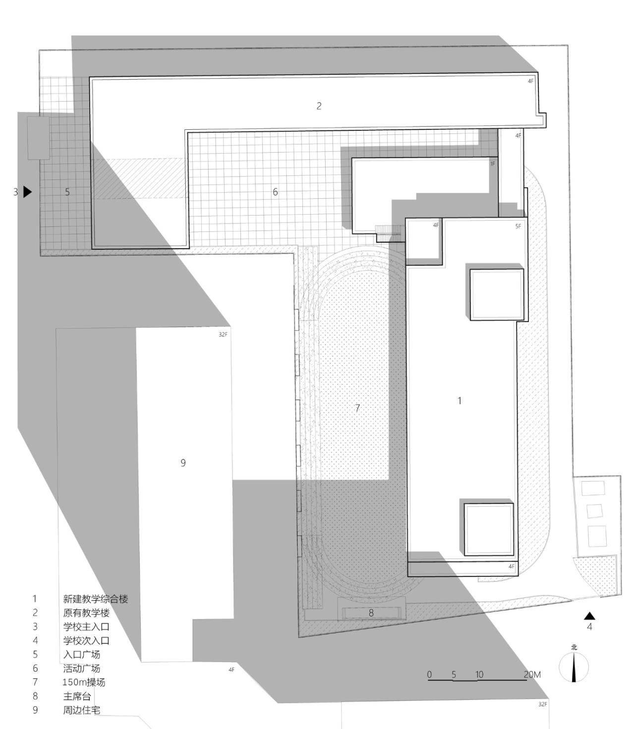 BIM建筑|西安市未央路小学综合楼 / 中国建筑西北设计研究院 屈培青工作室 BIM建筑|西安市未央路小学综合楼 / 中国建筑西北设计研究院 屈培青工作室