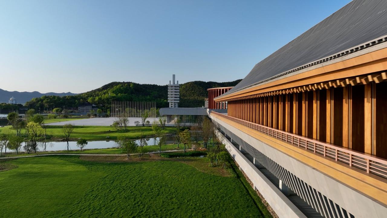 BIM建筑|稻田与廊桥 - 宁波国际会议中心 / 汤桦建筑设计 BIM建筑|稻田与廊桥 - 宁波国际会议中心 / 汤桦建筑设计