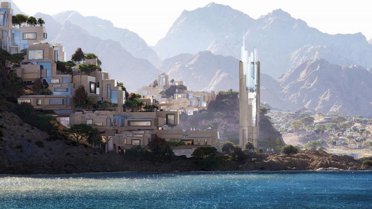 BIM建筑|为NEOM打造又一超现代滨海康乐之城 —— Norlana / 10 Design BIM建筑|为NEOM打造又一超现代滨海康乐之城 —— Norlana / 10 Design