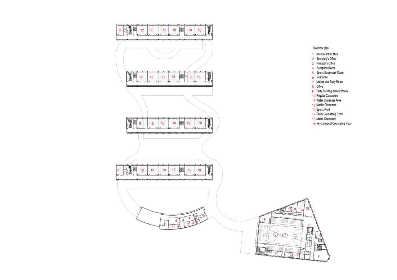 BIM建筑|扬名实验学校 / 米丈建筑 BIM建筑|扬名实验学校 / 米丈建筑