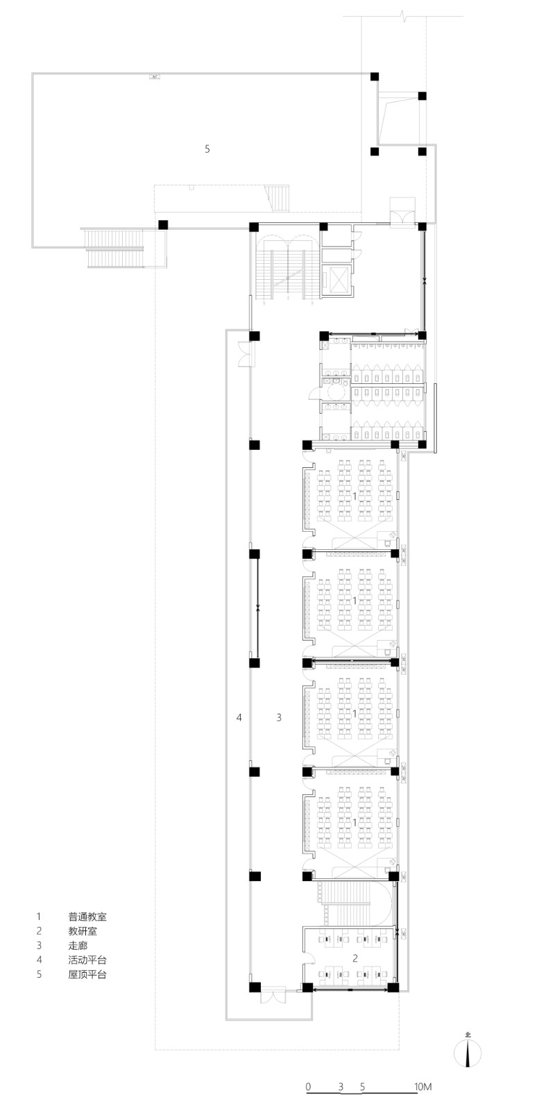 BIM建筑|西安市未央路小学综合楼 / 中国建筑西北设计研究院 屈培青工作室 BIM建筑|西安市未央路小学综合楼 / 中国建筑西北设计研究院 屈培青工作室