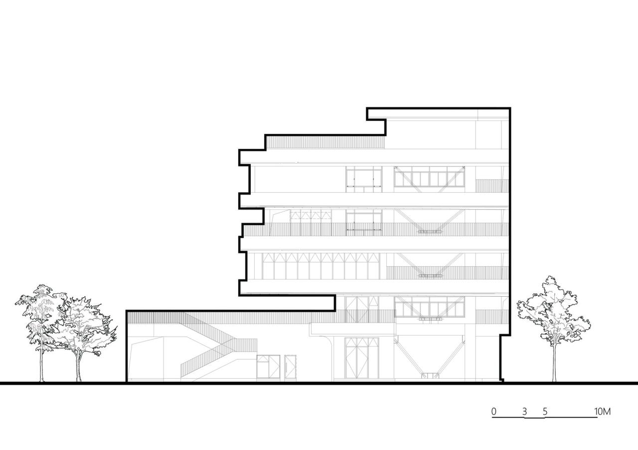 BIM建筑|西安市未央路小学综合楼 / 中国建筑西北设计研究院 屈培青工作室 BIM建筑|西安市未央路小学综合楼 / 中国建筑西北设计研究院 屈培青工作室