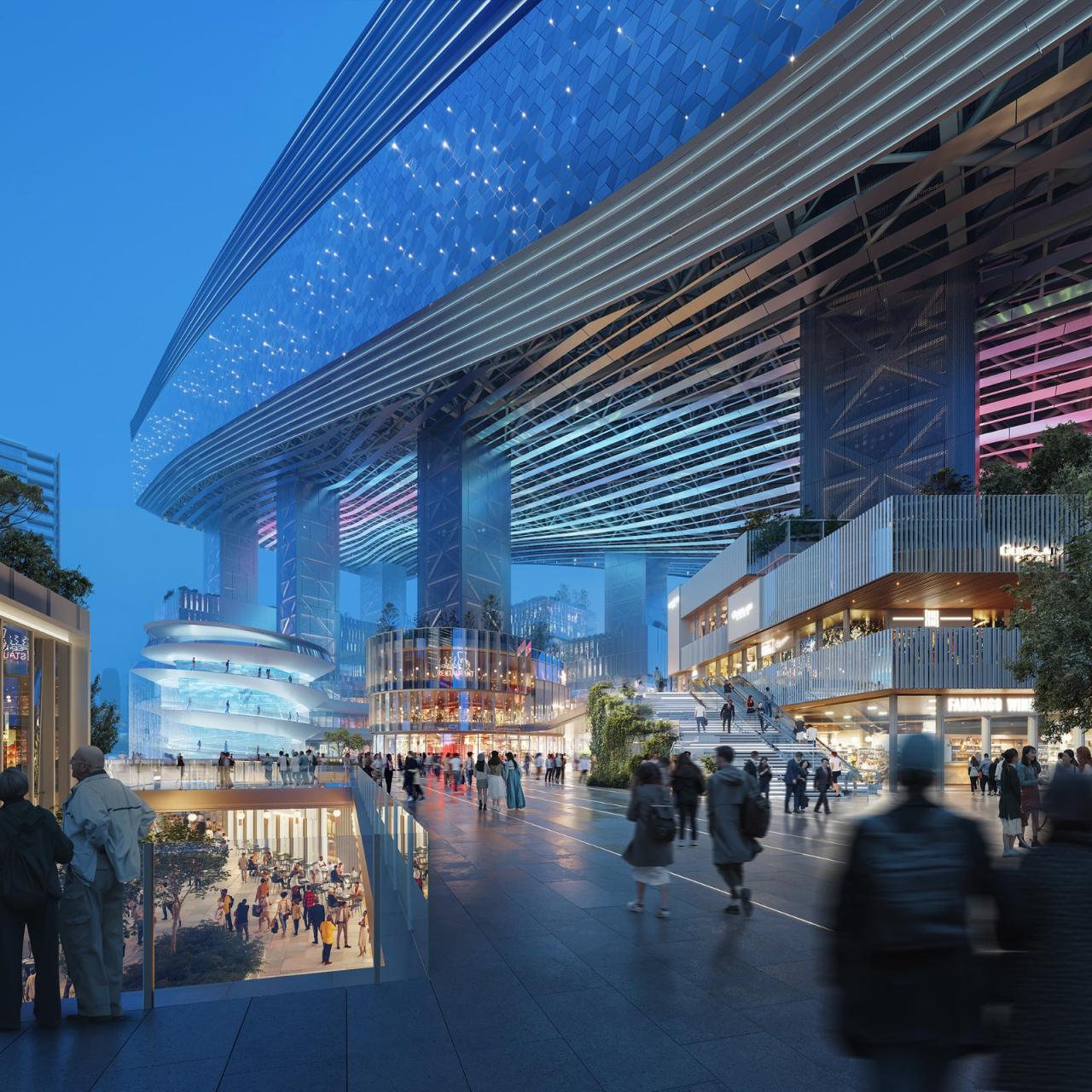 BIM建筑|深圳前海·华发冰雪世界:全球最大规模室内滑雪中心 / 10 Design BIM建筑|深圳前海·华发冰雪世界:全球最大规模室内滑雪中心 / 10 Design