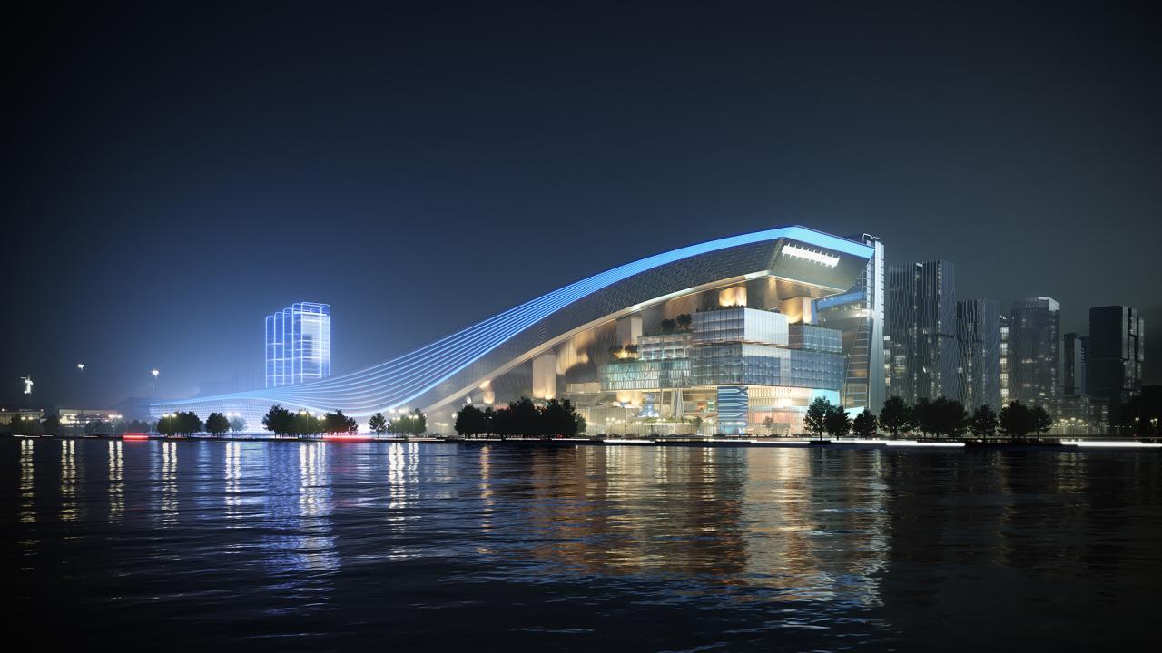 BIM建筑|深圳前海·华发冰雪世界:全球最大规模室内滑雪中心 / 10 Design BIM建筑|深圳前海·华发冰雪世界:全球最大规模室内滑雪中心 / 10 Design