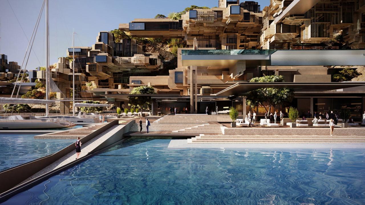 BIM建筑|为NEOM打造又一超现代滨海康乐之城 —— Norlana / 10 Design BIM建筑|为NEOM打造又一超现代滨海康乐之城 —— Norlana / 10 Design