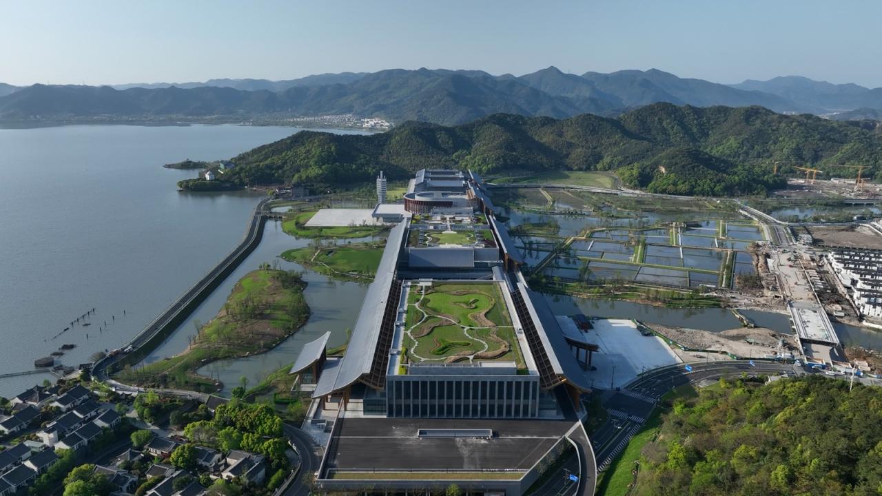 BIM建筑|稻田与廊桥 - 宁波国际会议中心 / 汤桦建筑设计 BIM建筑|稻田与廊桥 - 宁波国际会议中心 / 汤桦建筑设计